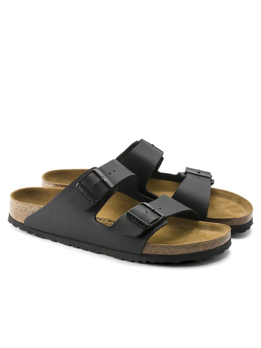 Birkenstock Arizona Birko - Flor Size 42 Black EUC Worn Twice
